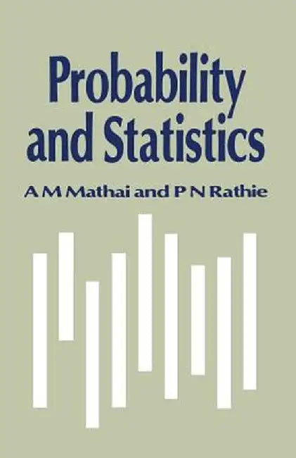 Probability and Statistics by A. M. Mathai