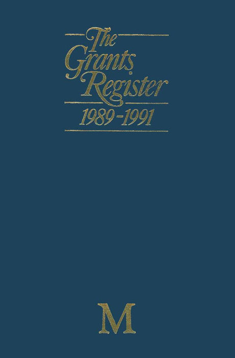 The Grants Register 1989-1991 by Craig Alan Lerner