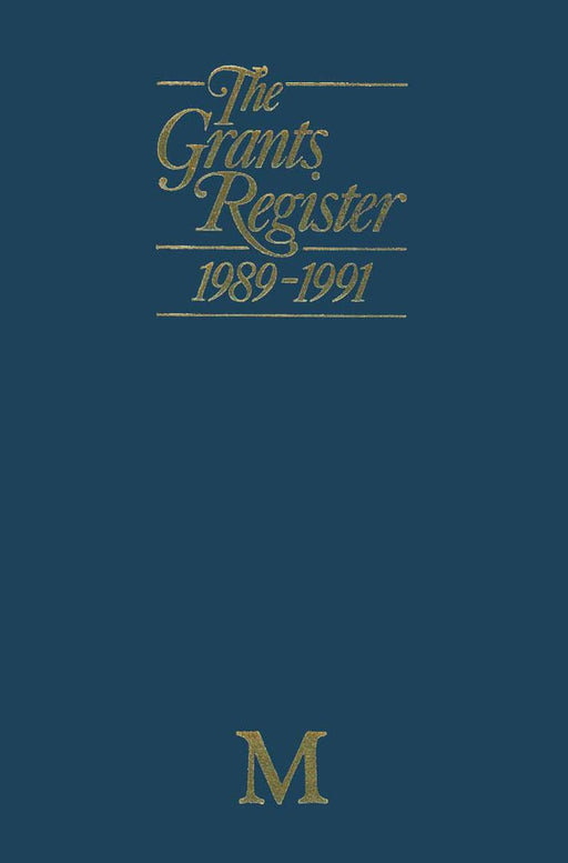 The Grants Register 1989-1991 by Craig Alan Lerner