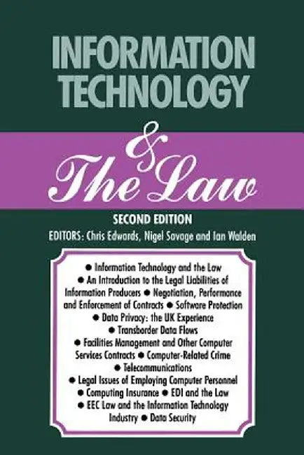 Information Technology & the Law by Chriswards