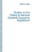 Studies on the Theory of General Dynamic Economic Equilibrium by Giulio La Volpe, Trans Helen Ampt