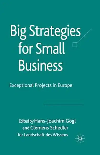 Big Strategies for Small Business: Exceptional Projects in Europe by H. Gögl