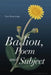 Badiou, Poem and Subject by Tom Betteridge