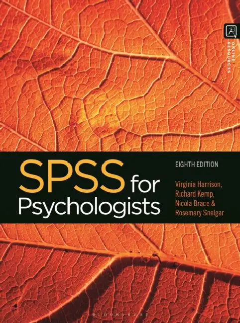 SPSS for Psychologists by Virginia Harrison, Richard Kemp
