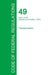 Code of Federal Regulations Title 49, Volume 1, October 1, 2015 by Office of the Federal Register