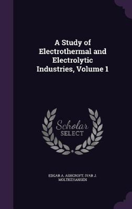 A Study of Electrothermal and Electrolytic Industries, Volume 1 by Edgar A. Ashcroft, Ivar J. Moltkehansen