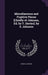 Miscellaneous and Fugitive Pieces [Chiefly of Johnson, Ed. by T. Davies]. by S. Johnson by Samuel Johnson