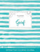 Adult Coloring Journal: Grief (Pet Illustrations, Turquoise Stripes) by Courtney Wegner