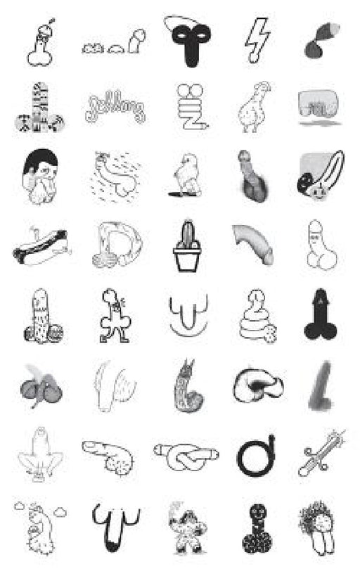 Pecker: The World's Biggest Collection of Illustrated Members by Louie Zeegen, Jon Bland