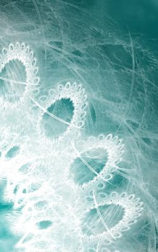 LETTERS To MYSELF JOURNAL - WHITE LACE ON TEAL METAL: a 42-page journal with exquisite artwork on every page. by Judy Powell