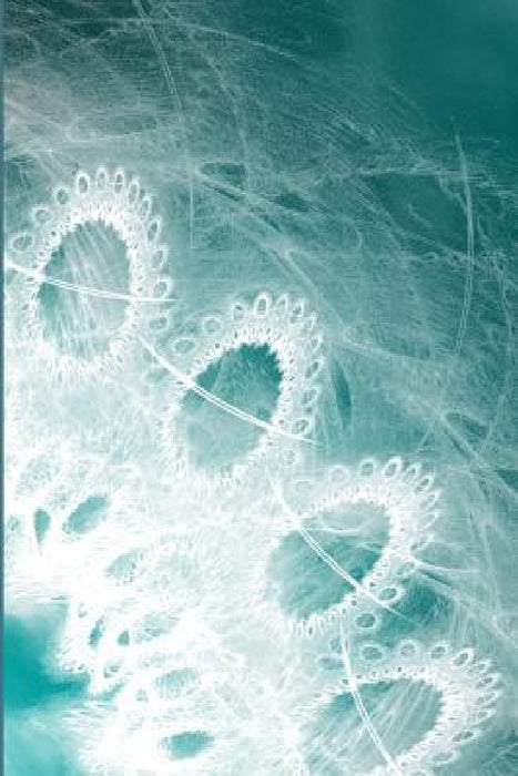 LETTERS To MYSELF JOURNAL - WHITE LACE ON TEAL METAL: a 42-page journal with exquisite artwork on every page. by Judy Powell