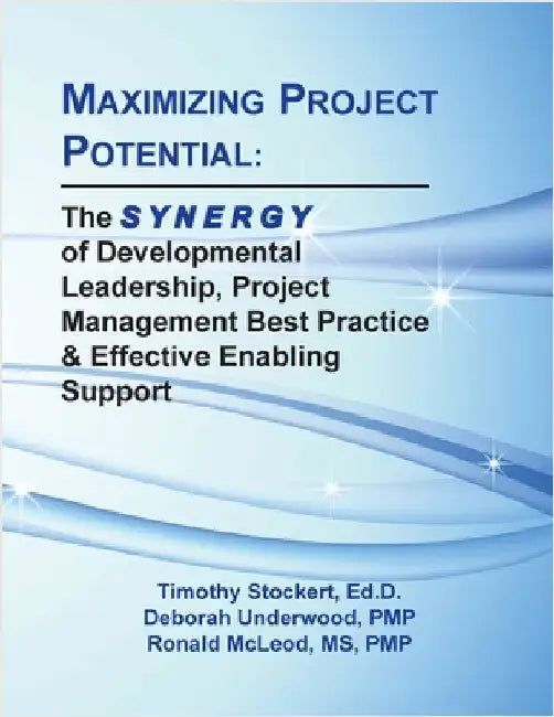 Maximizing Project Potential: The S Y N E R G Y of Developmental Leadership, Project Management Best Practice & Effective Enabling Support by Stockert, Edd Timothy