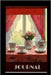 JOURNAL "English Tea": Alternate lined and blank pages to write or sketch - Pretty original cover - cozy English Tea by Creative Journals