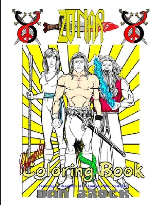 Zonar - Characters Coloring Book by Dan Brock