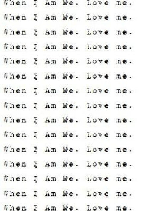 When I Am Me by Krystle Kraft
