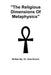 "The Religious Dimensions Of Metaphysics" by Osei Kufuor