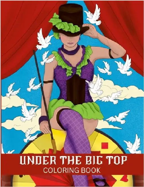 Under The Big Top Coloring Book by Sawyer, Eva