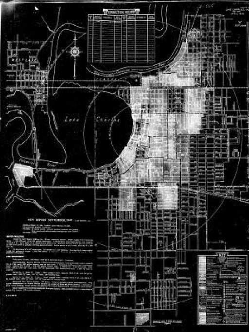 Lake Charles Louisiana Sanborn Fire Insurance Map 1925-1949 by Isaac Brian
