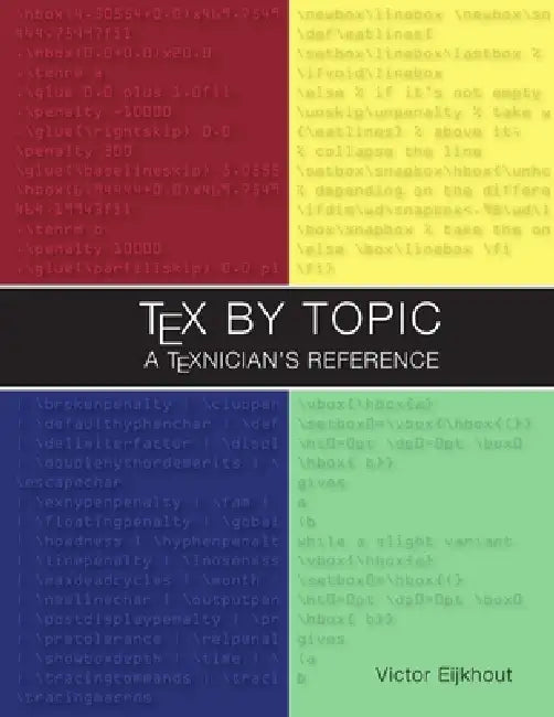 TeX by Topic by Victor Eijkhout