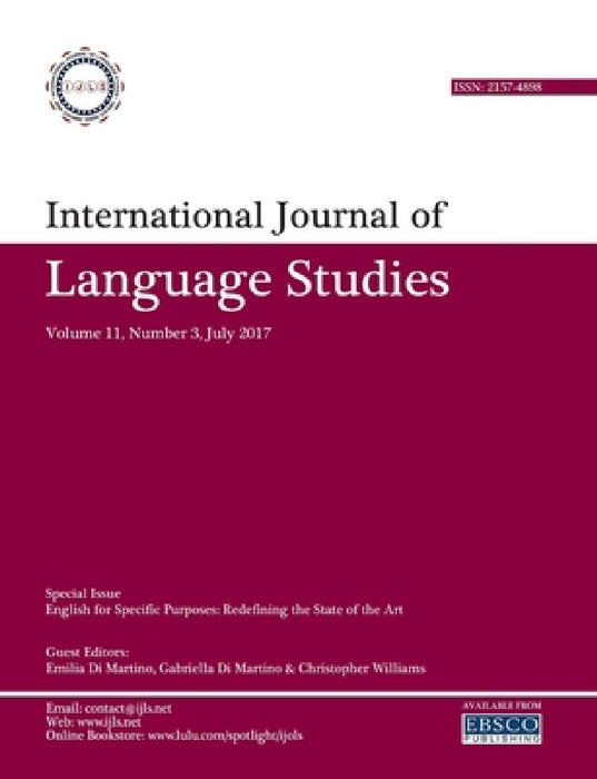 International Journal of Language Studies (IJLS) - volume 11(3) by Mohammad Ali Salmani Nodoushan
