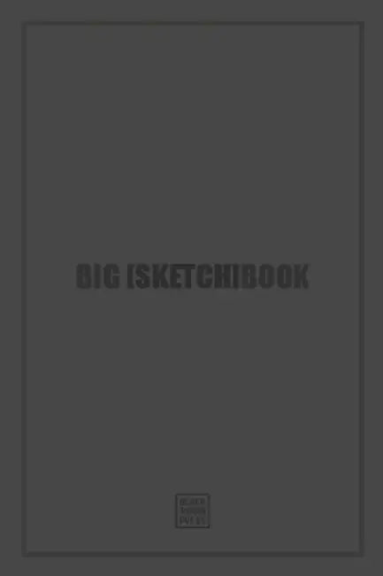 Big [Sketch]book: 480 Plain Pages by Black Thread Press