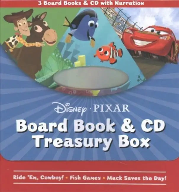 Disney Pixar Board Book & CD Treasury Box [With Audio CD] by Disney Book Group
