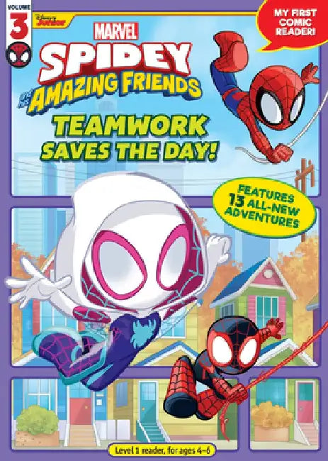 Spidey and His Amazing Friends: Teamwork Saves the Day!: My First Comic Reader! by Marvel Press Book Group