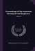 Proceedings of the American Society of Civil Engineers; Volume 25 by American Society of Civil Engineers