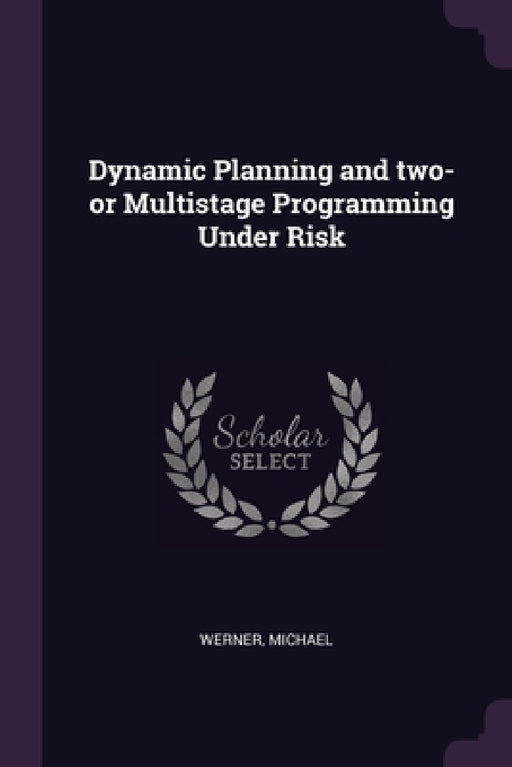 Dynamic Planning and two- or Multistage Programming Under Risk by Michael Werner