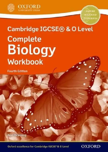Cambridge Igcse and O Level Complete Biology: Workbook 4th Edition by Pickering