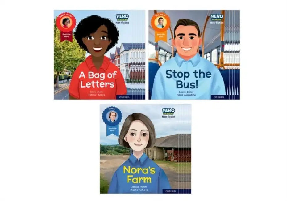 Hero Academy Non-fiction: Oxford Level 4, Light Blue Book Band: Class Pack by Giles Clare