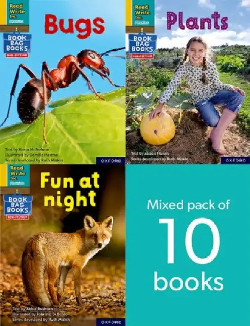 Read Write Inc. Phonics Book Bag Books: Yellow Set 5: Non-Fiction Mixed Pack of 10 by Adrian Bradbury