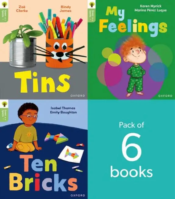 Oxford Reading Tree Green Sparks: Level 1 LEVEL 1 PACK of 6 by Baker