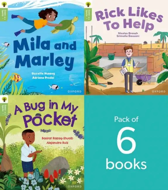 Oxford Reading Tree Green Sparks: Level 5 LEVEL 5 PACK of 6 by Hunt