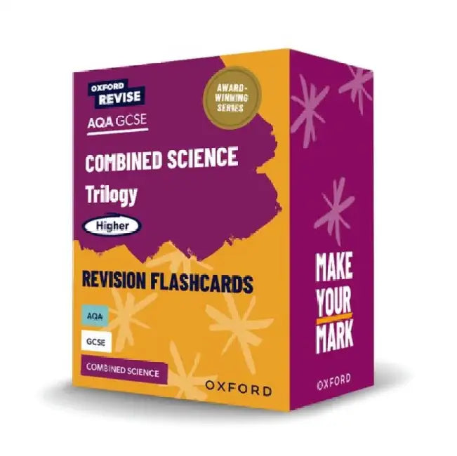Oxford Revise: AQA GCSE Combined Science Trilogy Higher Revision Flashcards by Jo Locke