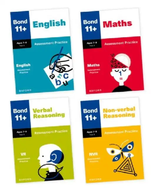 Bond 11+ Assessment Practice Age 7-8 Bundle