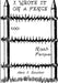 I Wrote It On A Fence Too: Noah Fence by Alex J. Sowder