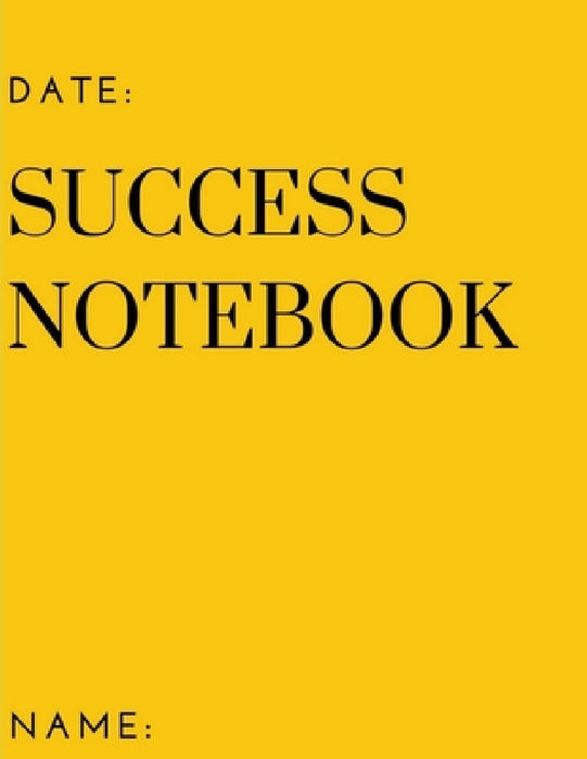My Success Notebook by Alexius McCoy
