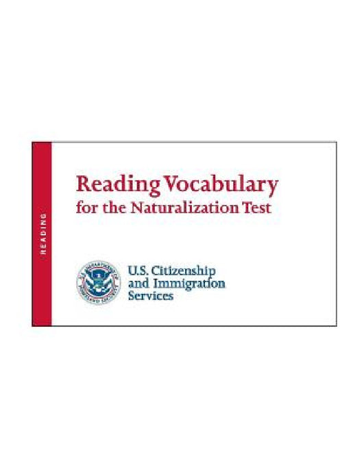 Reading Vocabulary for the Naturalization Test by U. S. Citizenship and Immigrati (Uscis)