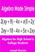 Algebra Made Simple: Algebra for High School & College Students by Joseph Eleyinte