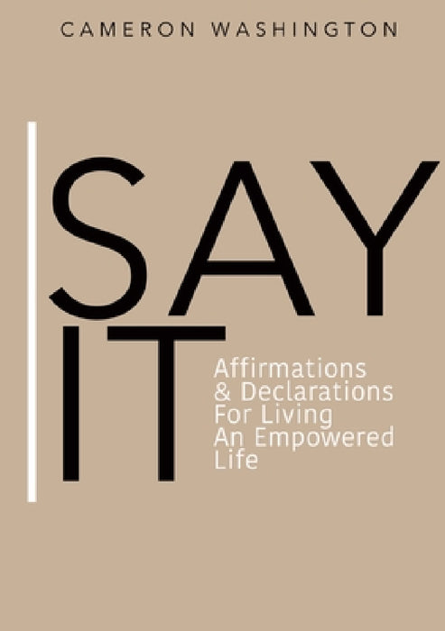 Say It by Cameron Washington