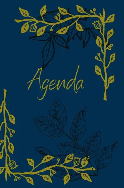 Botanical Planner: A weekly organizational agenda. by Merritt Bristol