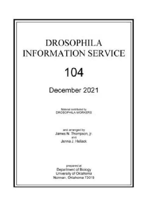 Drosophila Information Service 104 by James Thompson