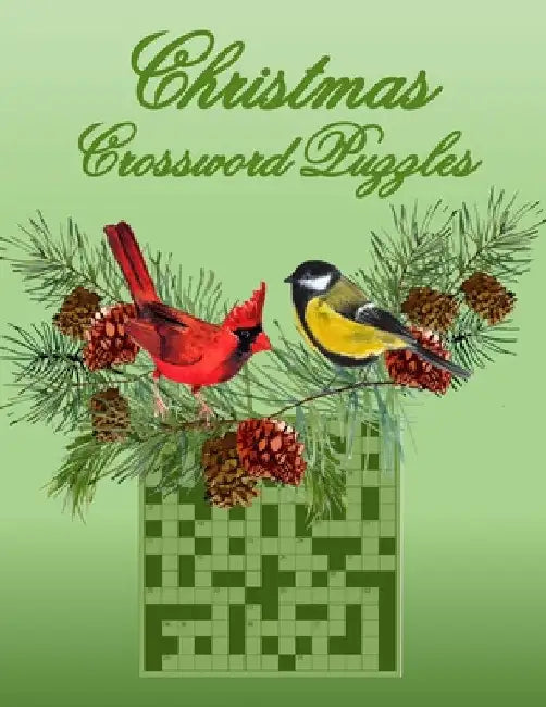 Christmas Crossword Puzzles: 50 General Topic Crosswords, Gift for Puzzlers and Adults by Sasha Winters