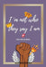 I Am Not Who They Say I Am by Howanda Yarber