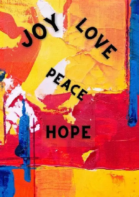 Joy love peace hope notebook: notebook by Nia Faith Love