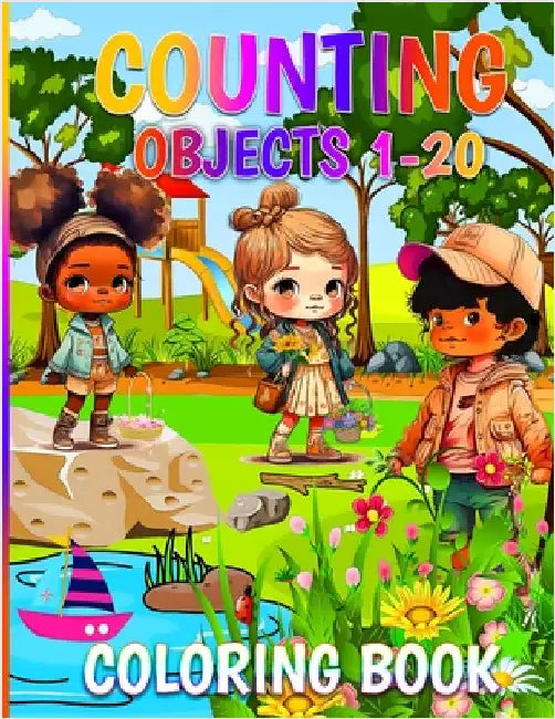 Counting Objects 1-2: Coloring Book by B, Mai