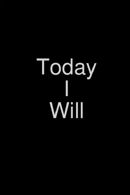 Today I Will by Anna Carter