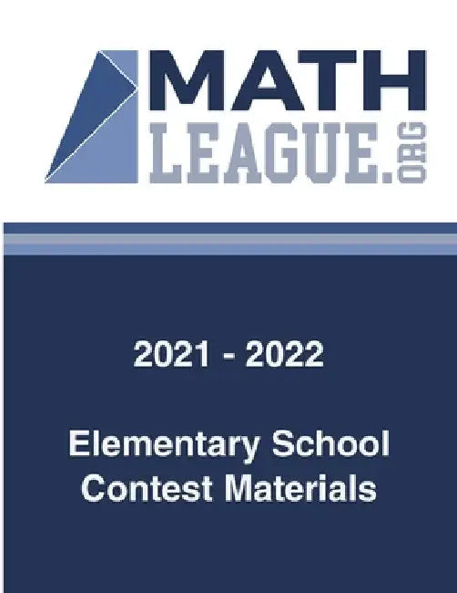 2021-2022 Elementary School Contest Materials by Doug Keegan