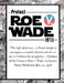 Pro Choice Defend Roe v Wade 1973 Reproductive Rights Notebook Journal Diary by Kips Publishing LLC